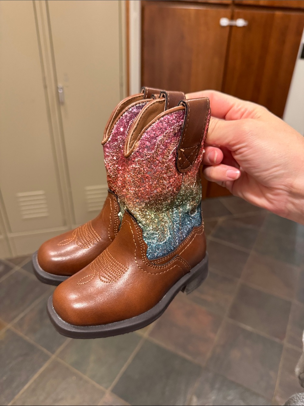 toddler sparkle cowboy boots